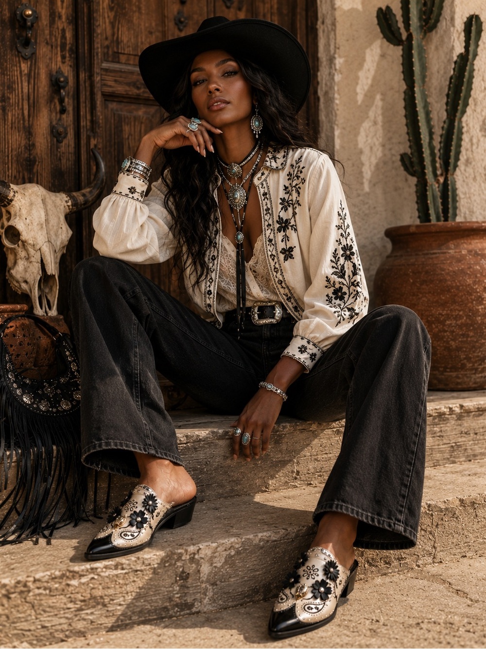 Western style mules